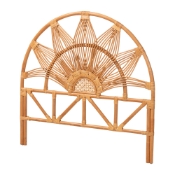 bali & pari Jasmine Natural Rattan Freestanding Headboard, Twin